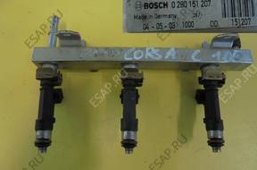 Форсунка CORSA C 1.0 1.4 ТОПЛИВНАЯ РАМПА ТОПЛИВА 0280151207 .