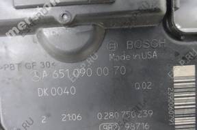 Форсунка ДРОССЕЛЬНАЯ ЗАСЛОНКА Mercedes 2,2 cdi A 6510900070