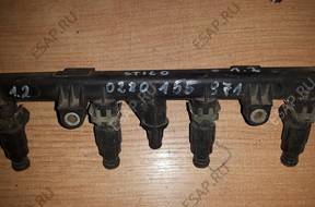 Форсунка FIAT 1.2 16V   ТОПЛИВНАЯ РАМПА 0280155971