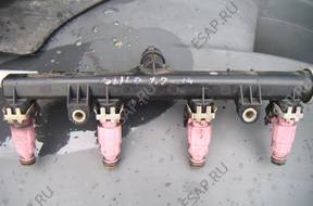 Форсунка fiat stilo ТОПЛИВНАЯ РАМПА  1.4 16v 01 2007 год