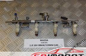Форсунка MAZDA 6 1.8 16V (02 07) ТОПЛИВНАЯ РАМПА