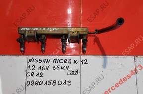 Форсунка NISSAN MICRA K12 1.2 16V  0280158013