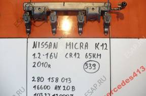 Форсунка NISSAN MICRA K12 1.2 16V   0280158013