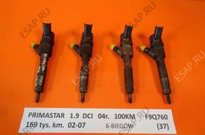 Форсунка NISSAN PRIMASTAR 1.9 DCI 04