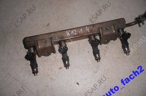 Форсунка NOTE MICRA K12 1.4 16V ТОПЛИВНАЯ РАМПА