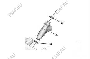 Форсунка ORING  CITROEN PEUGEOT 198147