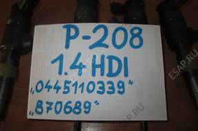Форсунка   Peugeot 208 1.4  0445110339
