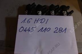 Форсунка  PEUGEOT 3008 1.6HDI 110KM 0445 110 281