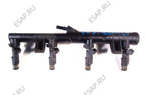 Форсунка PEUGEOT 407 2.0 16V  ТОПЛИВНАЯ РАМПА 9628084680 FOTO
