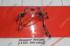 Форсунка PEUGEOT PARTNER 1.6 HDI 75  ТРУБКИ ТОПЛИВНЫЕ