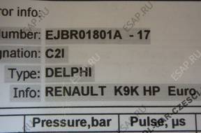 Форсунка    RENAULT EBJR01801A 1.5 DCI