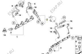 Форсунка   ТОПЛИВА 335i 550i 750i BMW