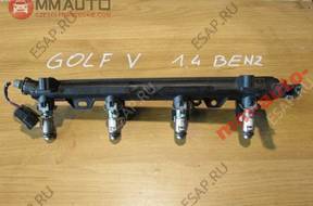Форсунка VW GOLF V 1.4 16V ТОПЛИВНАЯ РАМПА