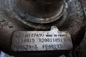 GARRETT GT 1749V 8200110519-B 708639-3 ТУРБИНА dci