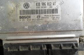 GOLF 4 BORA LEON A3 1.9 110KM-БЛОК УПРАВЛЕНИЯ 038906012AT