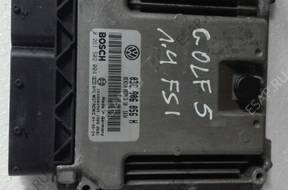 GOLF 5 1,4 FSI БЛОК УПРАВЛЕНИЯ 0261S02004 03C906056H