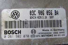 GOLF 5 V 1.6 FSI BAG БЛОК УПРАВЛЕНИЯ ДВИГАТЕЛЕМ 03C906056BA