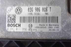 GOLF 5 V PLUS 2.0 TDI БЛОК УПРАВЛЕНИЯ ДВИГАТЕЛЕМ 03G906016T