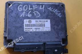 GOLF IV OCTAVIA БЛОК УПРАВЛЕНИЯ ДВИГАТЕЛЕМ 1.6 06A906019AK