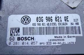 GOLF PLUS SKODA 2.0TDI 03G906021QE 0281014057 _15B