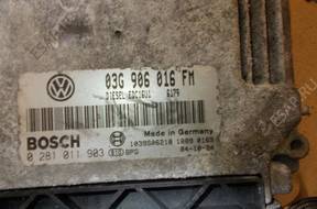 GOLF V 2.0 TDI BKD 5D БЛОК УПРАВЛЕНИЯ ДВИГАТЕЛЕМ 03G906016FM