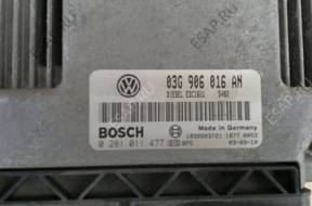 GOLF V 2.0TDI БЛОК УПРАВЛЕНИЯ ДВИГАТЕЛЕМ 03G 906 016 AN