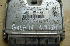 GOLFIV BORA 1,9 БЛОК УПРАВЛЕНИЯ ДВИГАТЕЛЕМ 038906012L