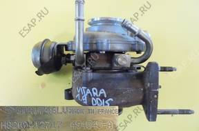 GRAND VITARA 06- 1.9 DDIS ТУРБОКОМПРЕССОР 761618-1