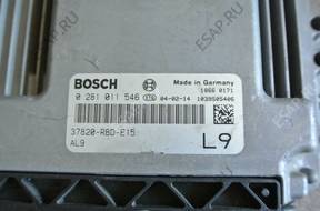 Honda Accord 2,2 i-CDTI БЛОК УПРАВЛЕНИЯ 0281011546