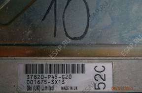 HONDA ACCORD ROVER 600 БЛОК УПРАВЛЕНИЯ 37820-P45-G20