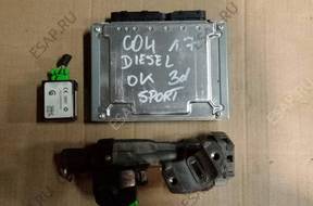 HONDA CIVIC 1,7 CDTI ДИЗЕЛЬ БЛОК УПРАВЛЕНИЯ КОМПЛЕКТ KLUCZY