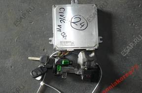 HONDA CIVIC 2002 VII БЛОК УПРАВЛЕНИЯ  37820-PMH-E01