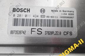 HONDA CIVIC 2005 VII 7 БЛОК УПРАВЛЕНИЯ ДВИГАТЕЛЕМ ключ 1.7