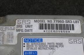 HONDA CIVIC 92-95 3D МОДУЛЬ SRS БЛОК УПРАВЛЕНИЯ AIRBAG P-