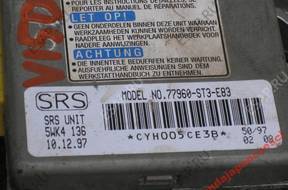 HONDA CIVIC 95-01 5D БЛОК УПРАВЛЕНИЯ AIRBAG СЕНСОР SRS P