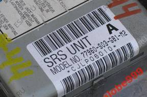 HONDA CIVIC 99-01 3D МОДУЛЬ БЛОК УПРАВЛЕНИЯ SRS AIRBAG P