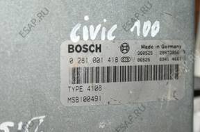 honda civic БЛОК УПРАВЛЕНИЯ 0281001418