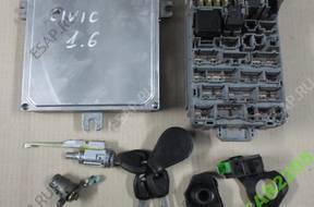HONDA CIVIC VII 1.6 КОМПЛЕКТ БЛОК УПРАВЛЕНИЯ ИММОБИЛАЙЗЕР ЗАМОК ЗАЖИГАНИЯ