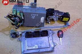 HONDA CIVIC VIII БЛОК УПРАВЛЕНИЯ КОМПЛЕКТ 37820-RSA-G33