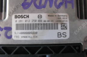 HONDA FRV 2,2 ICTDI КОМПЛЕКТ БЛОК УПРАВЛЕНИЯ + KLUCZE