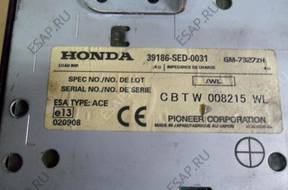 Honda МОДУЛЬ БЛОК УПРАВЛЕНИЯ УСИЛИТЕЛЬ 39186-SED-0031