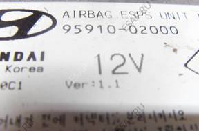HYUNDAI ATOS БЛОК УПРАВЛЕНИЯ МОДУЛЬ ПОДУШЕК 95910-02000