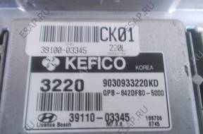 hyundai i20 1,2 БЕНЗИН. БЛОК УПРАВЛЕНИЯ 39110-03345