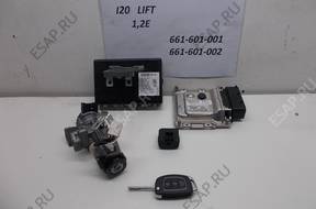 HYUNDAI I20 LIFT 1,2E БЛОК УПРАВЛЕНИЯ ЗАМОК ЗАЖИГАНИЯ КОМПЛЕКТ 14 год,