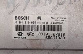 hyundai matrix 1.5crdi БЛОК УПРАВЛЕНИЯ МОДУЛЬ 0281010695