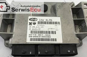 IAW6LPB 9663160280 БЛОК УПРАВЛЕНИЯ PEUGEOT 307 1.8 БЕЗ КОДА