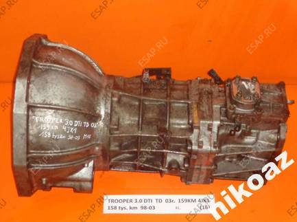 ISUZU TROOPER 3.0 DTI TD 03 159KM КОРОБКА ПЕРЕДАЧ ISUZU TROOPER 3.0 DTI TD 03 159KM КОРОБКА ПЕРЕДАЧ