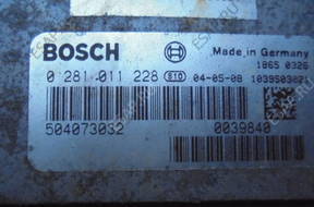 IVECO DAILY  2.3 HPI БЛОК УПРАВЛЕНИЯ ДВИГАТЕЛЕМ 0281 011 228