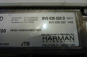 JEDNOSTKA CENTRALNA MMI CZYTNIK AUDI A3 8V0035020D