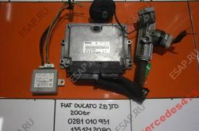 JUMPER DUCATO 2.8JTD БЛОК УПРАВЛЕНИЯ 0281010931 КОМПЛЕКТ